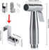 Bidet Sprayer Head with hook, stainless steel bidet sprayer kit, baby cloth diaper sprayer, easy to install for Personal Hygiene And Bedpan WC Spr...