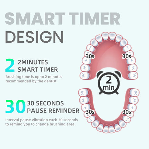 7AM2M Sonic Electric Toothbrush for Adults and Kids, with 6 Brush Heads, 5 Modes with 2 Minutes Build in Smart Timer, Roman Column Handle Design (...