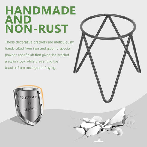 IMIKEYA Metal Crystal Sphere Holder Small Crystal Ball Stand Egg Stand Crystal Ball Holder Crystal Sphere Stand Glass Vase Display Stand Balls Dis...