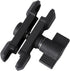 Double Socket Arm (Length 2.4") Connects to 17mm Ball Head Adapter Only, Compatible with 17mm Ball Car Phone Holder and Garmin GPS Mount...