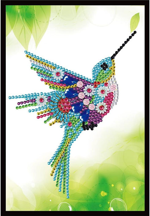 5D Notebook with Diamond Art Painting Art DIY Hummingbird Cover Crystal Cross Stitch Special Shaped Diamond Kits Writing Sketchbook Journal Dairy ...