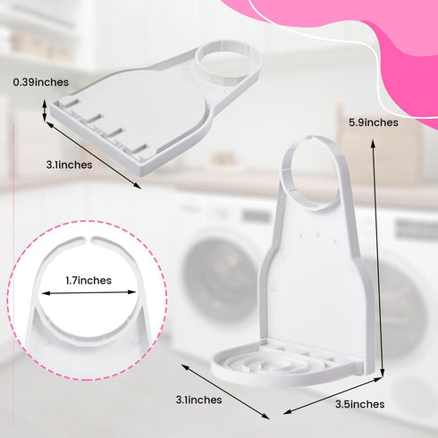 2 Pack Laundry Detergent Cup Holder, Detergent Drip Catcher Laundry Dispenser for Liquid Detergent, No More Mess or Leak, Keep Washer Dryer and La...