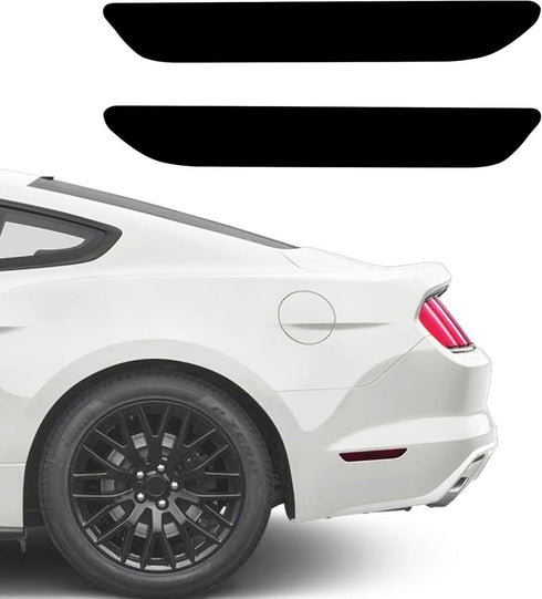 NDRUSH Blackout Side Marker Lights Vinyl Tint Film Precut Overlay Rear Sidemarker Wrap Cover Compatible with Ford Mustang 2015 2016 2017 2018 2019...