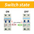 2 Pole DC Miniature Circuit Breaker, 500V 40 Amp DC Breaker Solar Disconnect Switch C40 for Solar Panel PV System...