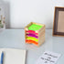 Sticky Note Holder Sticky Note Organizer 3”x3” Wood Sticky Notes Holder Desktop Non Sticky Notes Sticky Notepad Organizer for Office Home School D...