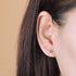 Boma Jewelry Sterling Silver Om Spiritual Symbol Stud Earrings...