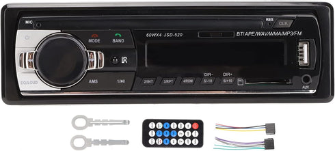 Multimedia Car Stereo Receiver, Car Radio AI Voice Control LED Display, Bluetooth Hands Calling, Support MP3 WMA WAV, USB2.0 Car MP3 Player Audio ...