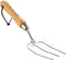 Berry&Bird Gardening Hand Fork, Stainless Steel Hand Weed Fork, Traditional Garden Hand Fork Tool with Ergonomic Ash Wood Handle for Weeding, Digg...