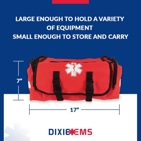 Dixigear First Responder On Call Trauma Bag W/Reflectors - Red...