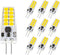 G4 LED Bulb 12V JC Tybe,20-30W T3 G4 Halogen Equivalent,6000K Daylight White,G4 Bi-Pin Base,300LM,Chandelier Lighting/Landscape Lighting, Non-dimm...