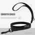 Small Dog Dog Leash with Electroplated Black Hardware,Lightweight Dog Leash Easy to Clean, 4FT Black Waterproof Dog Leash Coated with Durable and ...