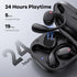 Open Ear Headphones - AirFlow Pro Bluetooth 5.3 Earbud Wireless Earphones Headset for Running and Outdoor Activities with Immersive Sound(Black)...