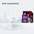 DARENYI Acrylic Cell Phone Stand for Desk, Clear Phone Holder Dock for Desk, Compatible with iPhone 13 12 11 Pro Max XR XS X SE 8 iPad All Android...