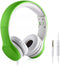 Kids Headphones, Two Audio Port for Sharing, Headphones for kids with mic & Volume Limiting, Baby Children Toddlers Boys Girls Laptop Tablet Class...