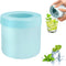 Cylinder Silicone Ice Cube Mold, New 3D Ice Cubes Maker, Decompress Ice Lattice, Press-Type Easy-Release Ice Cup...