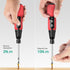ORIA Cordless Electric Screwdriver, Rechargeable Power Screwdriver, Mini Electric Repair Tool Kit with LED Lights, USB Cable, Bits Holder, for Pho...