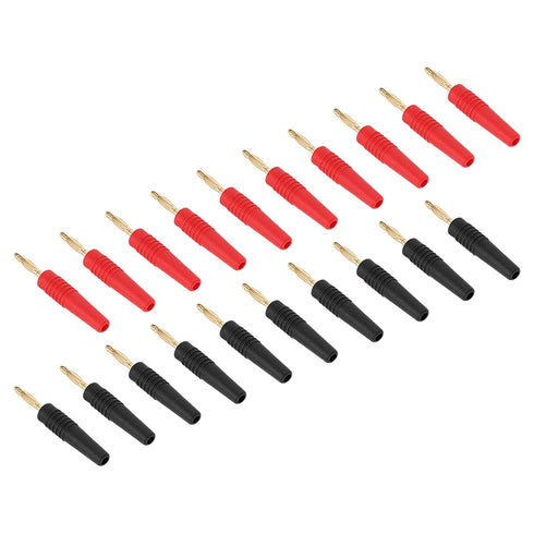 5 Set Banana Plug Wire Kit 10A, Solder Connect 2mm Test Testing Cable, Electrical Inspection Tool for Home Industry...