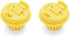 Jarware Mason Jar Fruit Infuser Drink Lid, Alex's Lemonade Stand, Plastic, Yellow, Set of 2, Regular Mouth...