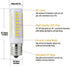 E17 LED?8W Microwave Oven Bulb?80W Halogen Equivalent ?Dimmable E17 Bulb for Microwave Oven Over Stove Appliance?800Lm, AC110V/130V?Daylight White...