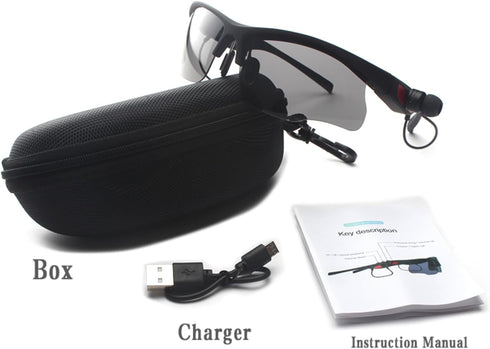 Smart Sport Sunglasses with Unbeatable UV Protection and Wireless Bluetooth 5.0 Perfect Wearable Technology for Outdoor Adventures, Gaming, Hands-...