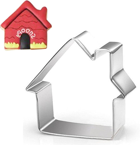3.5 inch House Biscuit Cookie Cutter - Stainless Steel...