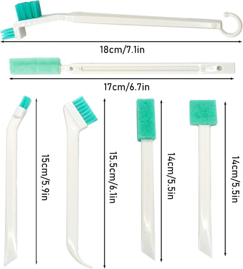 8Pcs Small Cleaning Brush for Household Use, LIOUCBD Bottle Brush Cleaner, Scrub Brushes for Cleaning, Crevice Cleaning Tool for Gaps Corner Water...