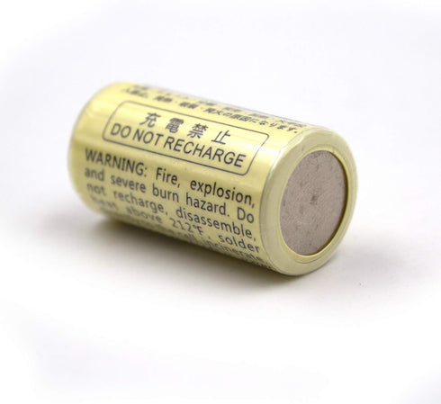 elxjar (2-Pack) 3V CR17335SE 2/3A Lithium Manganese Dioxide Battery, Replacement for Sanyo/FDK CR17335SE...