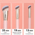 3Pcs Angled Foundation Brush Concealer Brush Kabuki Makeup Brush for Beauty Makeup Liquid Cream Powder Blending Buffing Stippling (P-170S)...