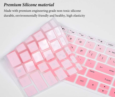 Keyboard Cover for HP Stream 14 inch 14-ds/dg Series 14-DS0013DX DS0023DX/HP Pavilion X360 14M-BA 14M-CD 14M-DH 14-BF 14-CM 14-CF 14-DF 14-DK 14-D...