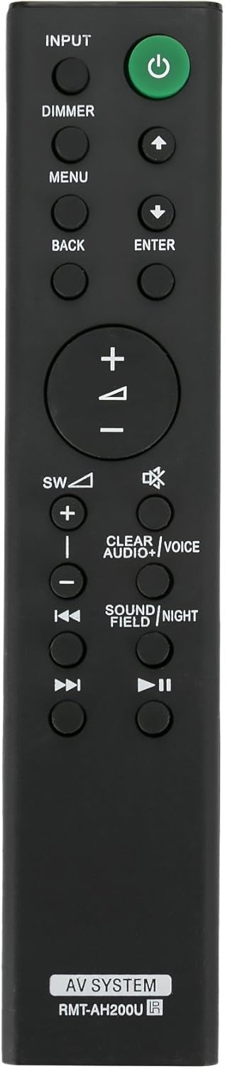 New Replace Remote Control RMT-AH200U fit for Sony SA-WRT3 SA-WCT390 HT-RT3 HT-RT40 HT-RT3 HT-RT4 HT-CT390 SA-CT390...
