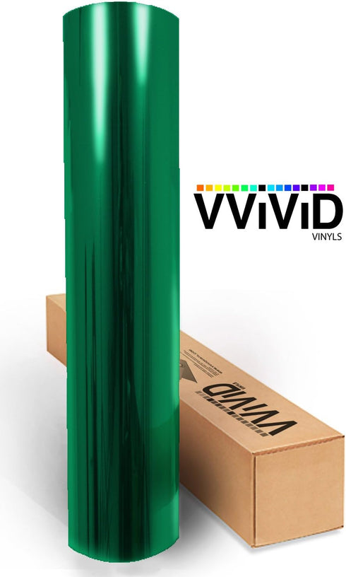 VViViD Transparent Colorful Vinyl Window Tinting Sheets (1.49ft x 5ft, Green)...