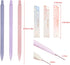 6pcs Mechanical Pencil Set with Bonus 6Tubes HB Lead Refills, Pastel Mechanical Pencil 0.5mm & 0.7mm with 6Tubes HB Pencil Leads, Aesthetic Mechan...