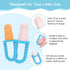 MORLIKE Baby Popsicle Molds Set, Homemade Breastmilk Popsicle Molds for Led Weaning, BPA Free Ice Pop Molds for Baby Teething Relief, Easy Release...