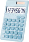 Basic Calculator, Desktop Cute Pocket Size Mini Calculators for School, Office, Home (Light Blue)...