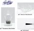 6PCS Empty Nail Polish Bottles with Funnel, Empty Fingernail Polish Bottles Glass Rectangle with Brush & Mixing Balls Black (15ML)...