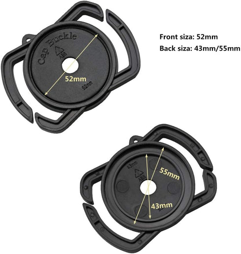 Camera Lens Cap Buckle Anti Lost Button Holder Keeper for Cameras Canon Nikon Sony Pentax Sigma DSLR/SLR/Evil (Anti-Lost Cap/ 43x52x55mm)...
