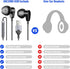 USB Headphone for PC Laptop Wired Earbuds Computer Headset with Microphone Volume Control Mute Button Mic Lightweight Noise Canceling in-Ear Corde...