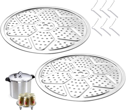 11-Inch Pressure Cooker Canner Rack (2-Pack) with Detachable Legs, Stainless Steel Pressure Canners for Canning Rack Compatible with Presto, All-A...