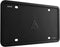 Aujen Silicone License Plate Frames, 1 Pack Black Side-Opening License Bracket Holder with Easy Installation, License Plate Frame Without Obstruct...