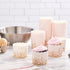 50 Pack Pink and Gold Polka Dot Cupcake Liners Wrappers, Muffin Paper Baking Cup for Wedding & Birthday...