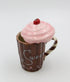 Life Is Sweet Mug with Pink Lid, 5-3/4-Inch...
