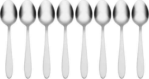Oneida Taylor Everyday Flatware Teaspoons, Set of 8 18/0 Stainless Steel, Silverware Set...