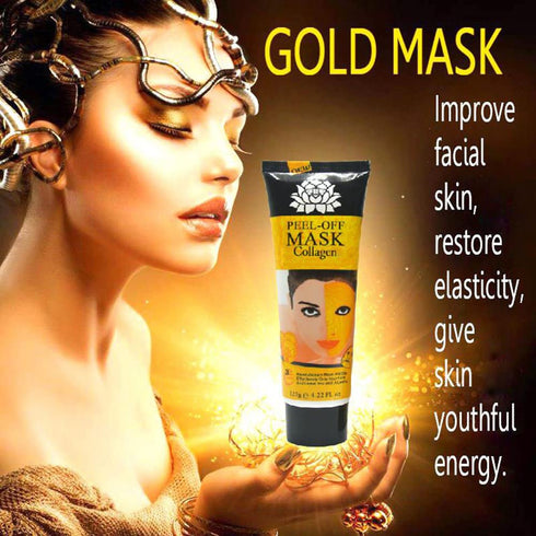AICHUN BEAUTY 24k Gold Face Collagen Peel-off Facial Mask Anti-Wrinkle Face Masks Skin Care Face Lifting Firming Moisturize 4.22 Fl.oz (2 Bottle)...