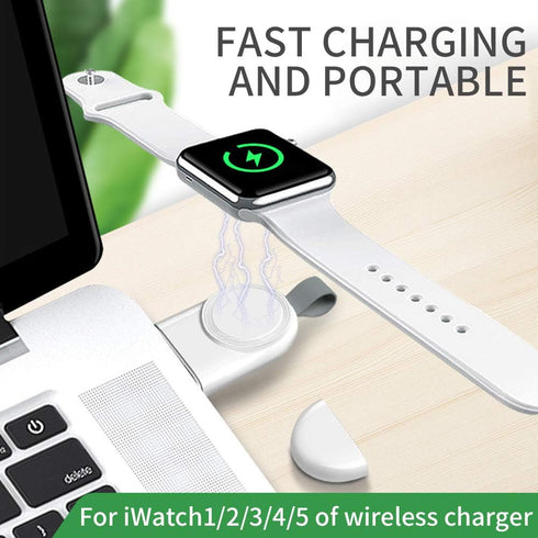 USB Charger for Apple Iwatch Watch, Magnetic Travel Portable Wireless chargering Compatible for Apple Watch Series Ultra 9 8 7 6 SE 5 4 3 2 44mm 4...