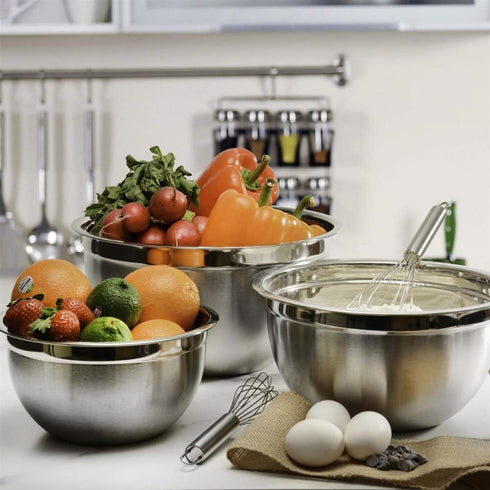 YBM HOME Deep Professional Stainless Steel Mixing Bowl for Cooking Baking, Mixing and Serving - 1.5 Quart, 1169k...