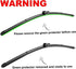 OEM Quality Windshield Wiper Blade Replacement for Chevy Malibu Traverse GMC Acadia Saturn Outlook 2009 2010 2011 2012 - High Performance Original...