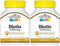 21st Century Biotin Tablets, 10,000 mcg,2 Count...