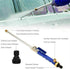 High Pressure Hydro Jet Wand, Extendable Garden Sprayer 2 in 1 Power Washer Attachment Water Hose Nozzle Car Washer Glass Cleaning Tool Window Wat...
