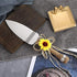 TANG SONG Rustic Wedding Cake Knife and Serving Set with Sunflower Burlap Lace Wedding Cake Knife (Set of 2)...