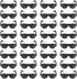 Gadpiparty 120 Pcs Mini Sunglasses for Dolls Black Sunglasses Doll Costume Accessories Doll Dress Up Cosplay Accessories Doll DIY Sunglasses for D...